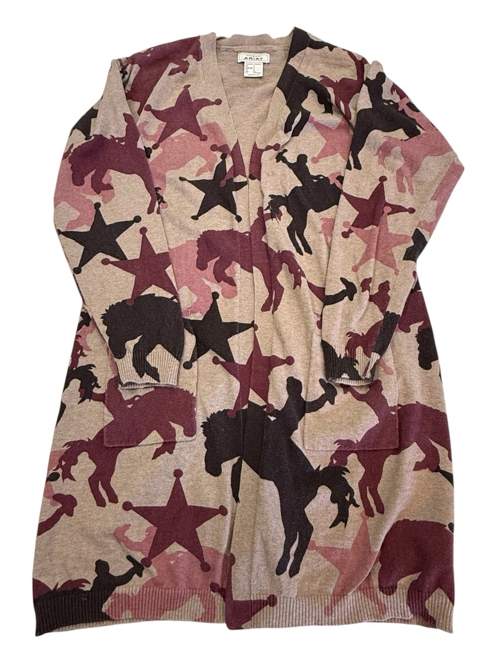 Ariat Ride Into The Sunset Long Cardigan Size S